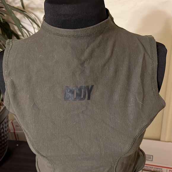 “BODY” Raven Tracey Bodysuit Army Green XL - Picture 3 of 8